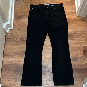 7 for All Mankind Blair Denim Black Bootcut Jeans Size 30